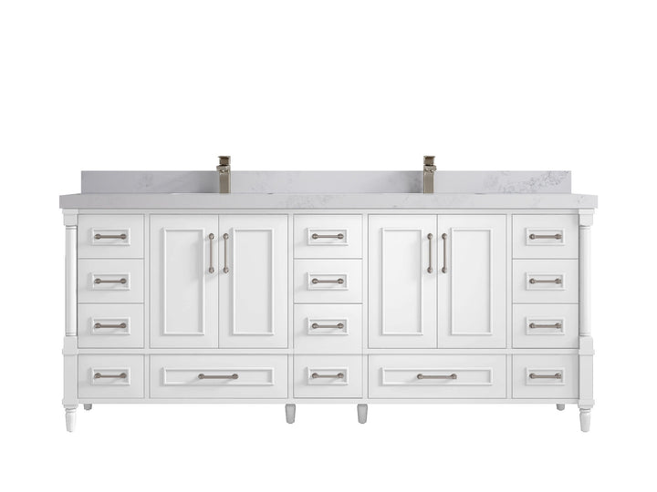 Aberdeen 80 in. W x 22 in. D Double Sink Bathroom Vanity - photo 14