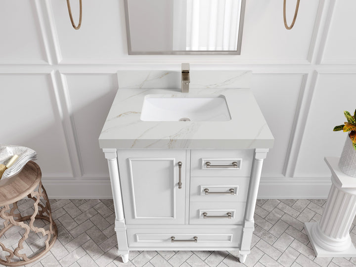 Aberdeen 30 in. W x 22 in. D Single Sink Bathroom Vanity - photo 16