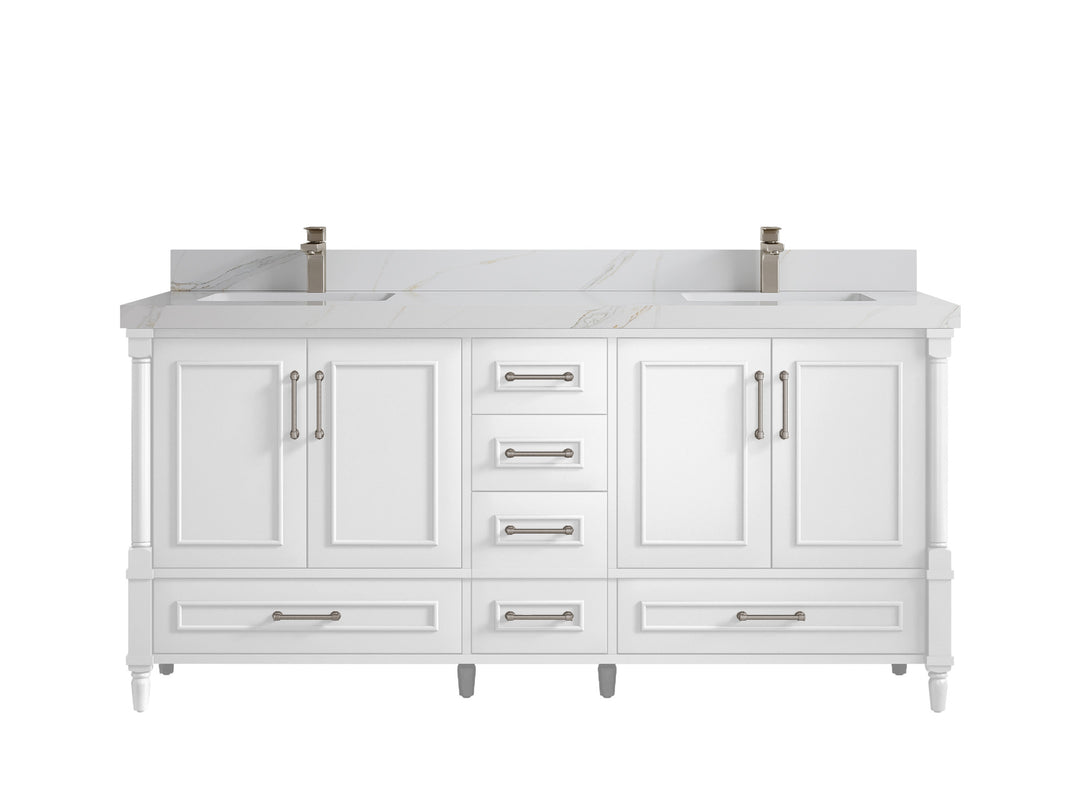 Aberdeen 72 in. W x 22 in. D Double Sink Bathroom Vanity