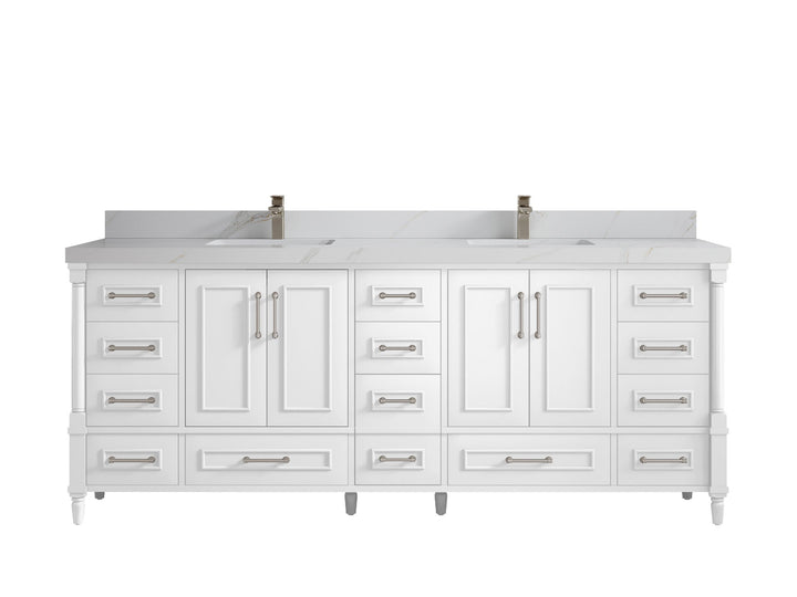 Aberdeen 84 in. W x 22 in. D Double Sink Bathroom Vanity - photo 17