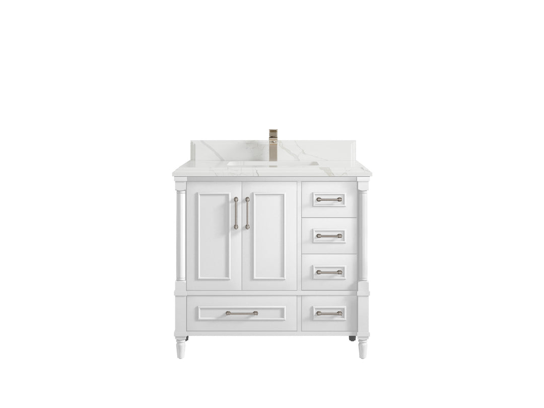 Aberdeen 36 in. W x 22 in. D Center Sink Bathroom Vanity