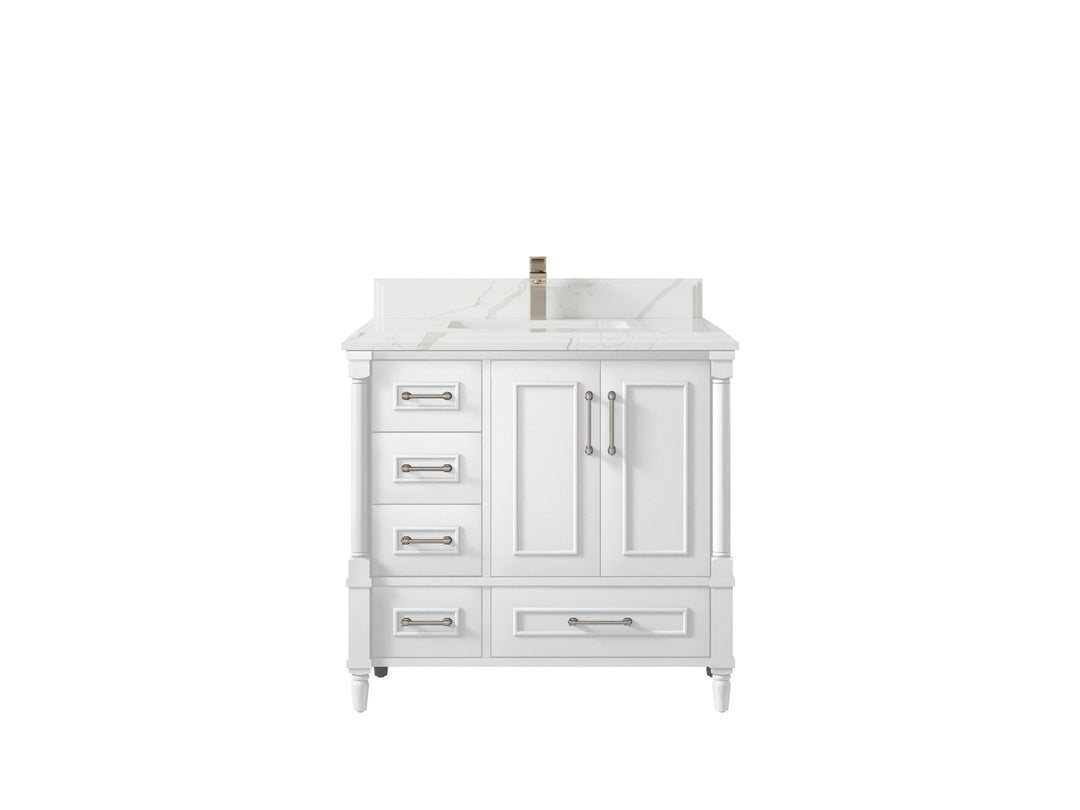 Aberdeen 36 in. W x 22 in. D Center Sink Bathroom vanity