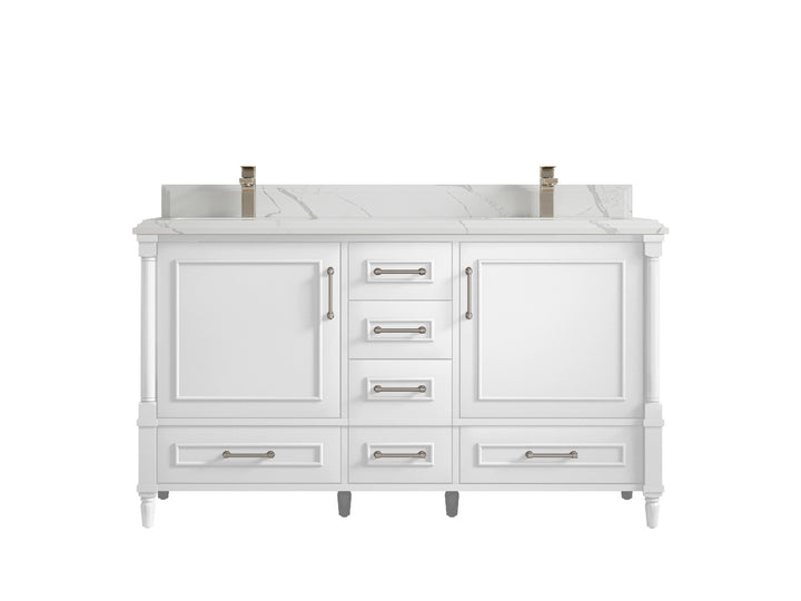 Aberdeen 60 in. W x 22 in. D Double Sink Bathroom Vanity - photo 22
