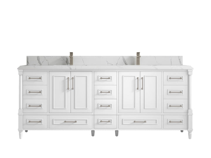Aberdeen 84 in. W x 22 in. D Double Sink Bathroom Vanity - photo 23