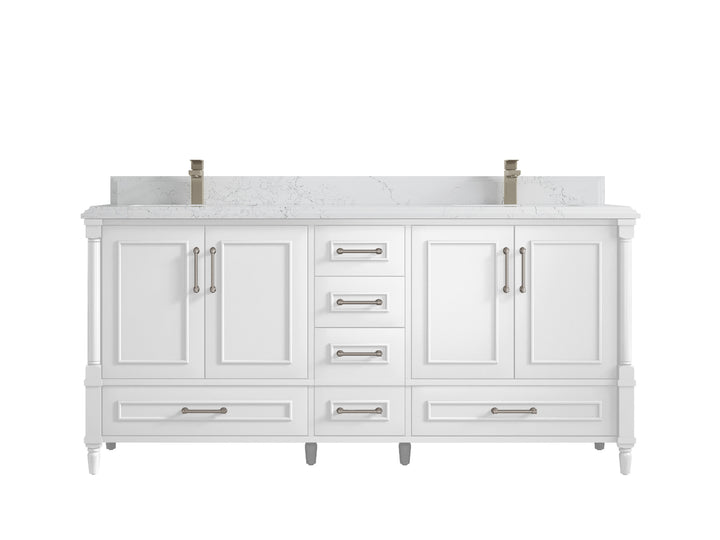 Aberdeen 72 in. W x 22 in. D Double Sink Bathroom Vanity - photo 25
