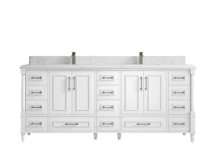 Aberdeen 80 in. W x 22 in. D Double Sink Bathroom Vanity - photo 24