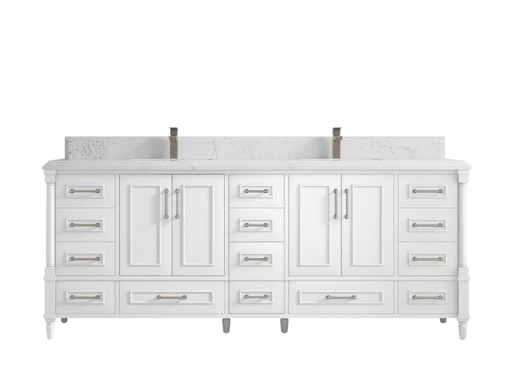 Aberdeen 84 in. W x 22 in. D Double Sink Bathroom Vanity - photo 25