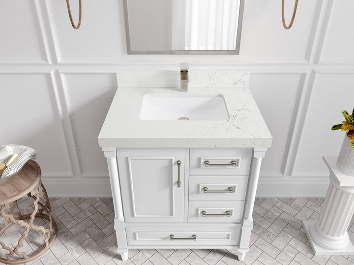 Aberdeen 30 in. W x 22 in. D Single Sink Bathroom Vanity - photo 26