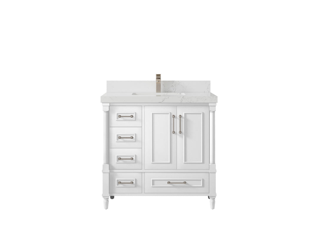 Aberdeen 36 in. W x 22 in. D Center Sink Bathroom vanity