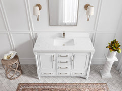 Aberdeen 48 in. W x 22 in. D Single Sink Bathroom Vanity - photo 28
