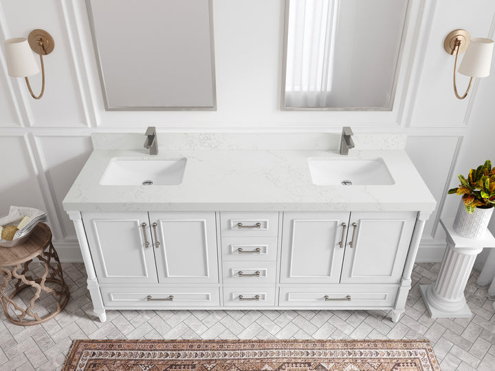 Aberdeen 72 in. W x 22 in. D Double Sink Bathroom Vanity - photo 28