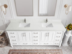 Aberdeen 80 in. W x 22 in. D Double Sink Bathroom Vanity - photo 27