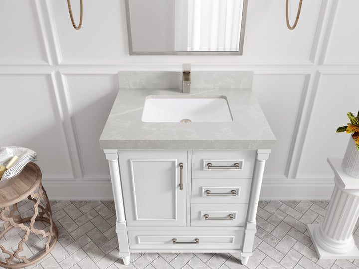 Aberdeen 30 in. W x 22 in. D Single Sink Bathroom Vanity - photo 38