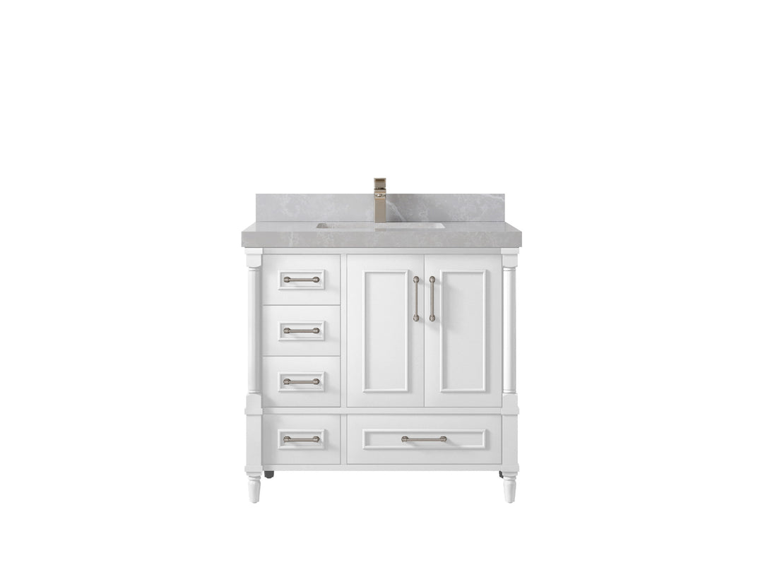 Aberdeen 36 in. W x 22 in. D Center Sink Bathroom vanity