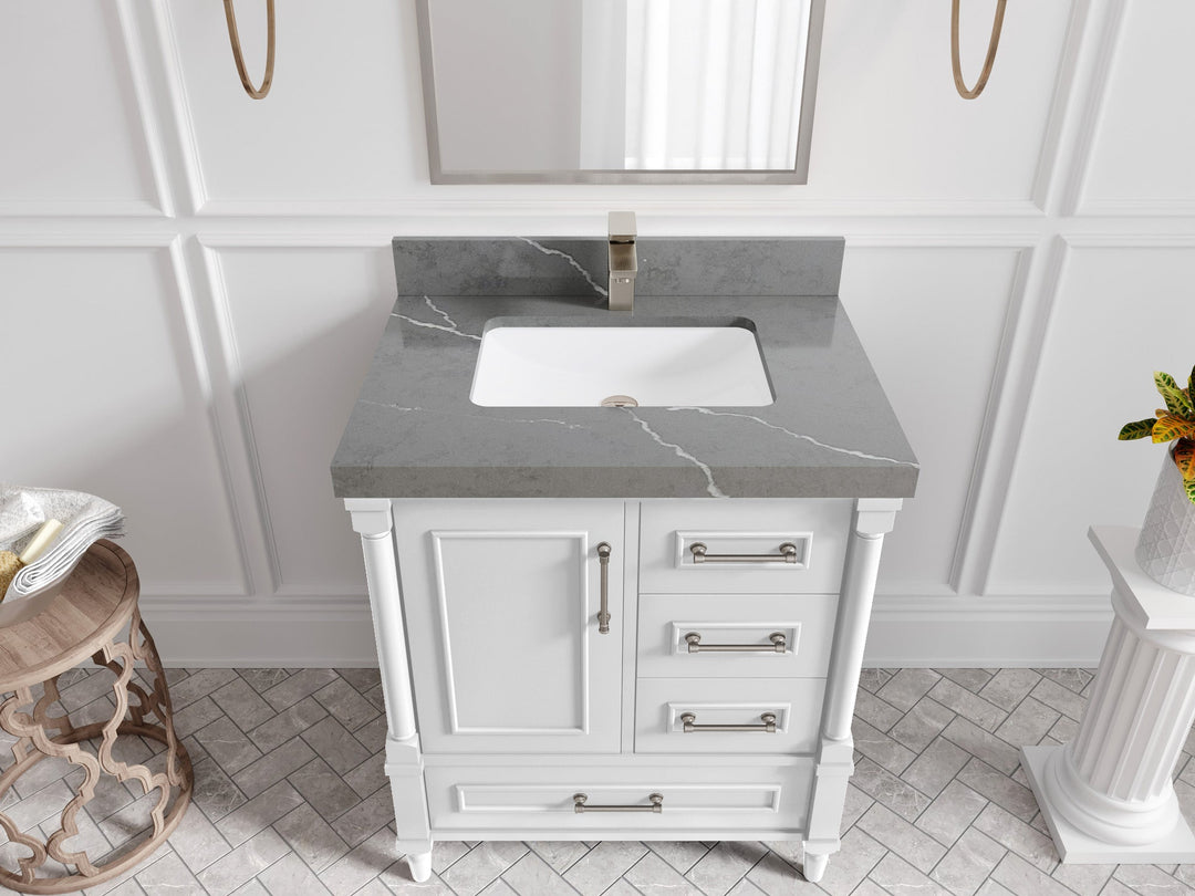Aberdeen 30 in. W x 22 in. D Single Sink Bathroom Vanity
