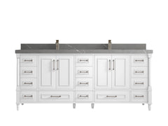 Aberdeen 80 in. W x 22 in. D Double Sink Bathroom Vanity - photo 32