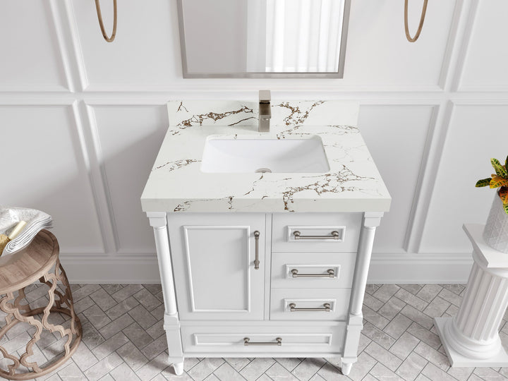 Aberdeen 30 in. W x 22 in. D Single Sink Bathroom Vanity - photo 30