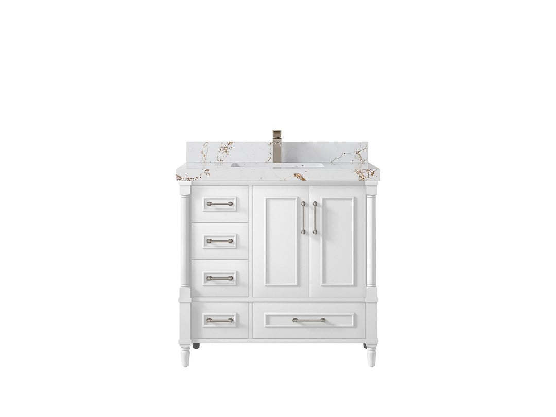 Aberdeen 36 in. W x 22 in. D Center Sink Bathroom vanity