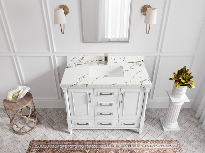 Aberdeen 42 in. W x 22 in. D Single Sink Bathroom Vanity - photo 34
