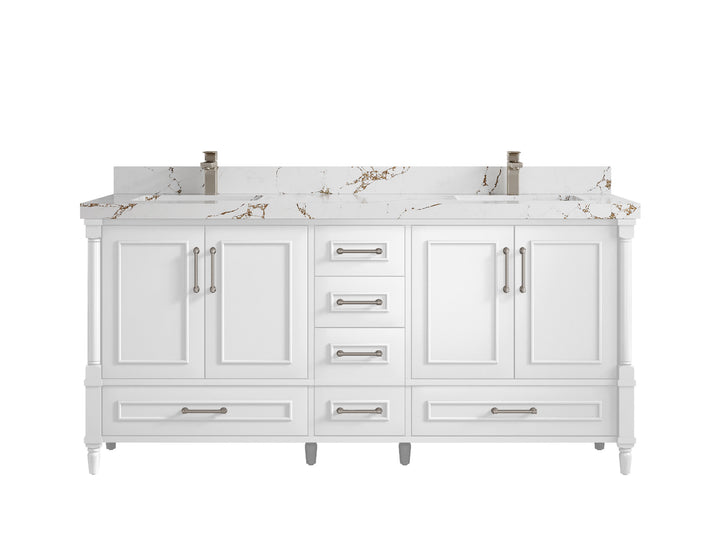 Aberdeen 72 in. W x 22 in. D Double Sink Bathroom Vanity - photo 35