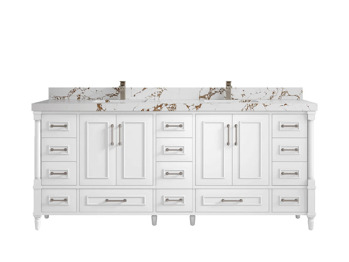 Aberdeen 80 in. W x 22 in. D Double Sink Bathroom Vanity - photo 34