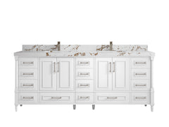 Aberdeen 84 in. W x 22 in. D Double Sink Bathroom Vanity - photo 35