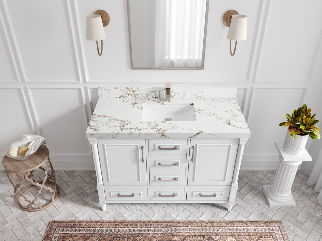 Aberdeen 48 in. W x 22 in. D Single Sink Bathroom Vanity
