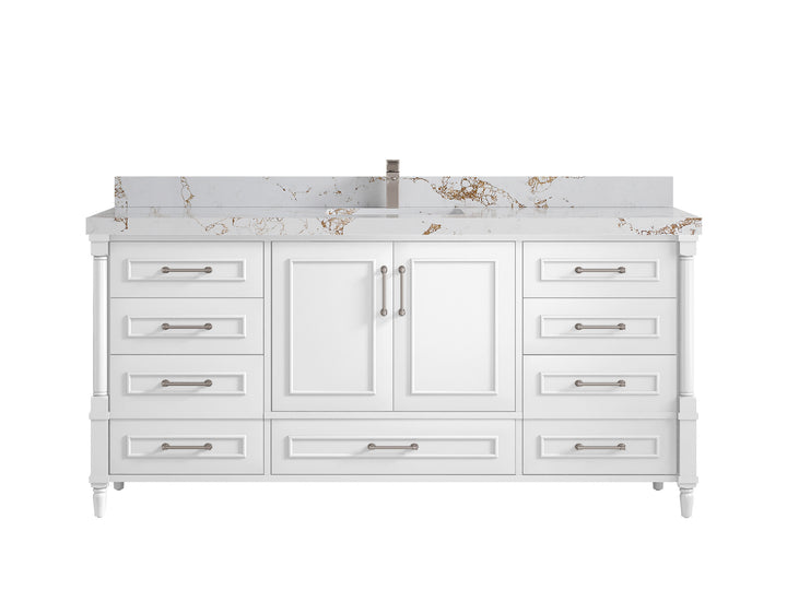 Aberdeen 72 in. W x 22 in. D Single Sink Bathroom Vanity - photo 24