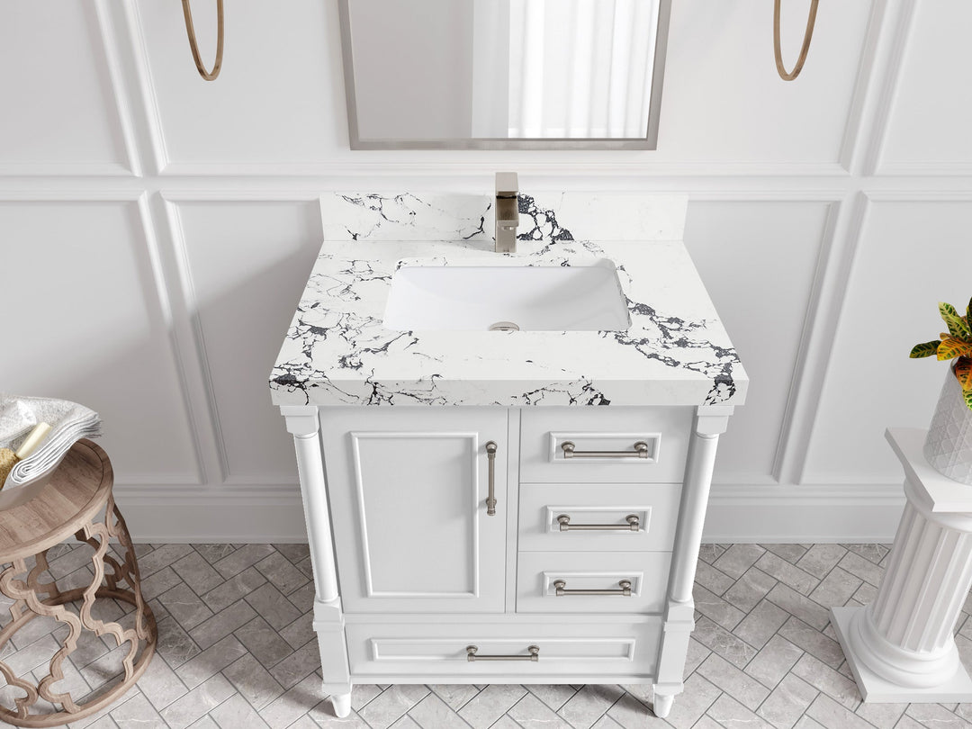 Aberdeen 30 in. W x 22 in. D Single Sink Bathroom Vanity