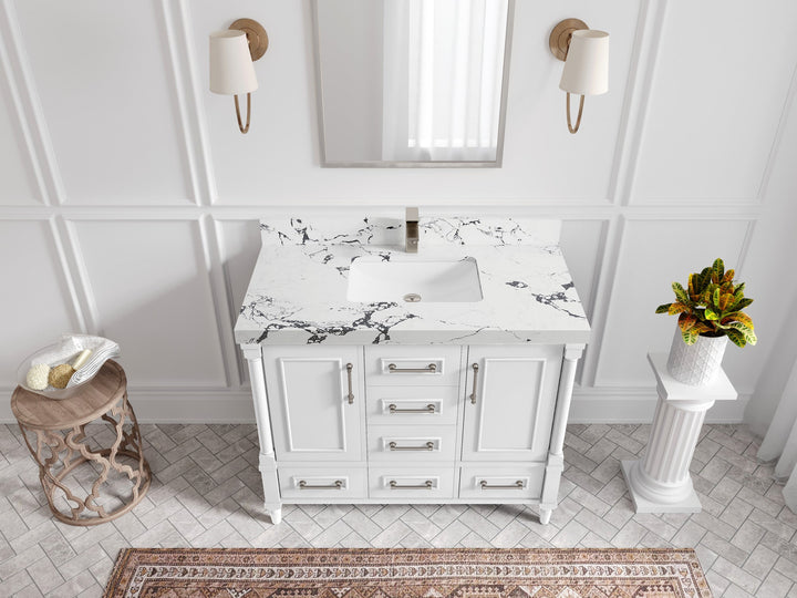 Aberdeen 42 in. W x 22 in. D Single Sink Bathroom Vanity - photo 38
