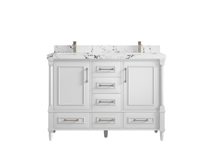 Aberdeen 60 in. W x 22 in. D Double Sink Bathroom Vanity - photo 40