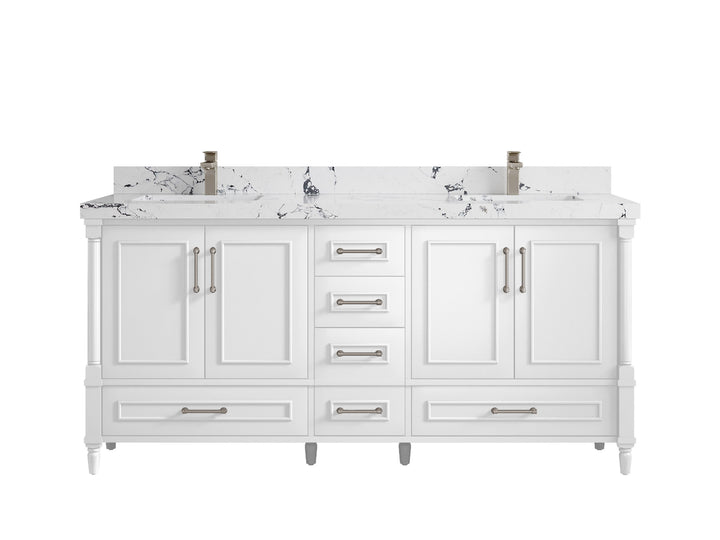 Aberdeen 72 in. W x 22 in. D Double Sink Bathroom Vanity - photo 39