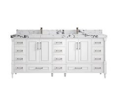 Aberdeen 80 in. W x 22 in. D Double Sink Bathroom Vanity - photo 38