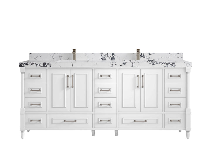 Aberdeen 80 in. W x 22 in. D Double Sink Bathroom Vanity - photo 38