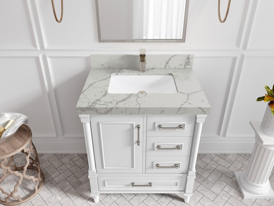 Aberdeen 30 in. W x 22 in. D Single Sink Bathroom Vanity