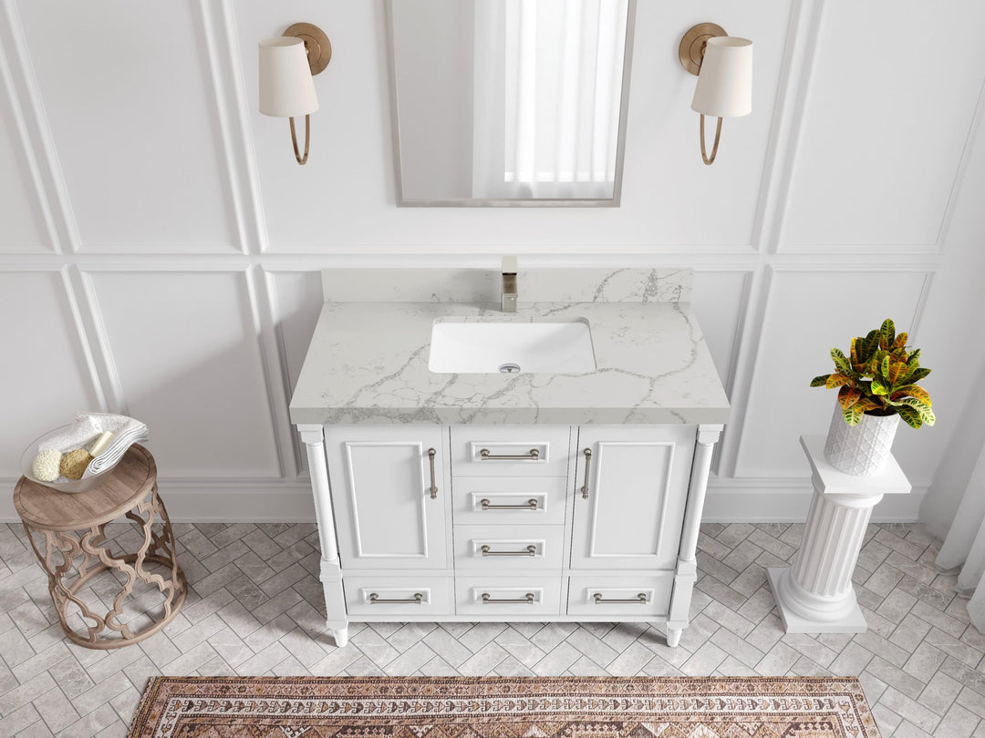 Aberdeen 42 in. W x 22 in. D Single Sink Bathroom Vanity