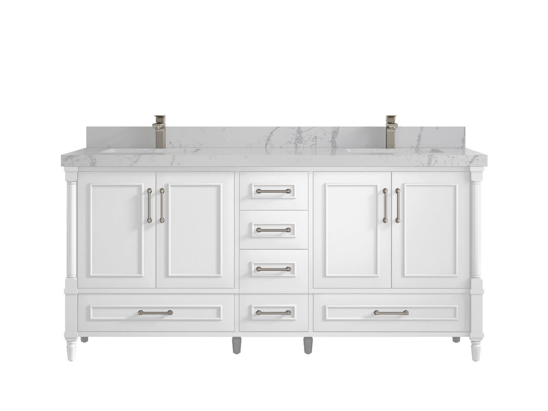 Aberdeen 72 in. W x 22 in. D Double Sink Bathroom Vanity