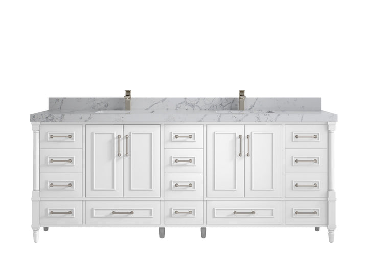 Aberdeen 84 in. W x 22 in. D Double Sink Bathroom Vanity - photo 41