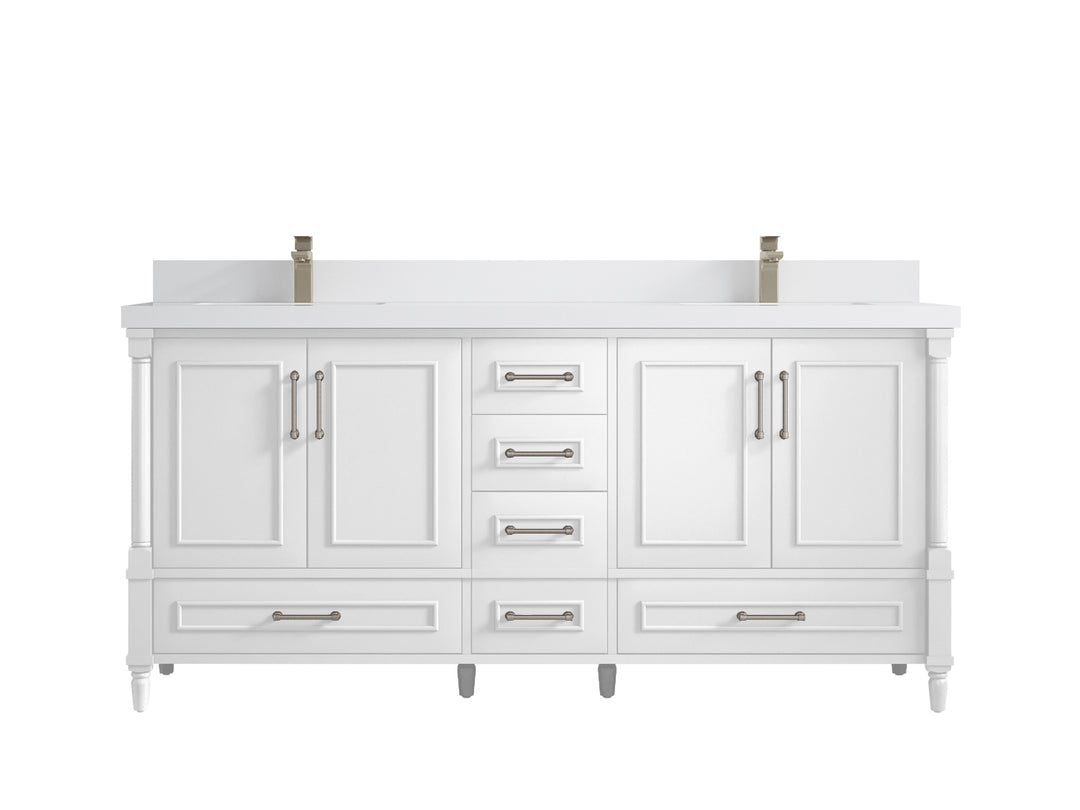 Aberdeen 72 in. W x 22 in. D Double Sink Bathroom Vanity