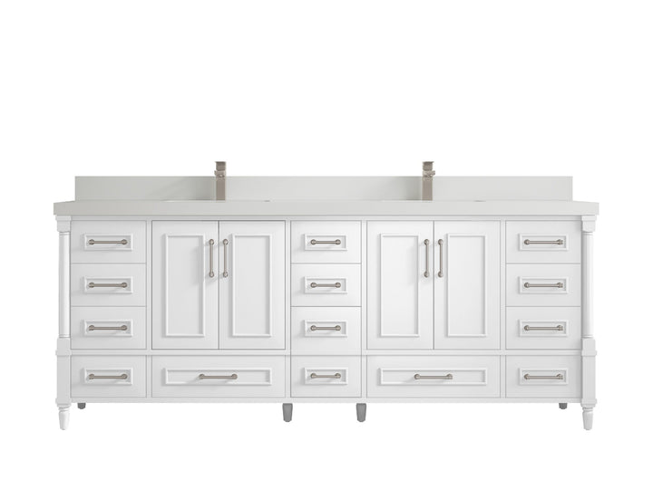 Aberdeen 84 in. W x 22 in. D Double Sink Bathroom Vanity - photo 43