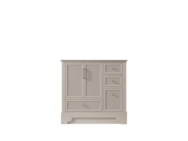 Alys 36 in. W x 22 in. D Left Offset Sink Bathroom Vanity - photo 6