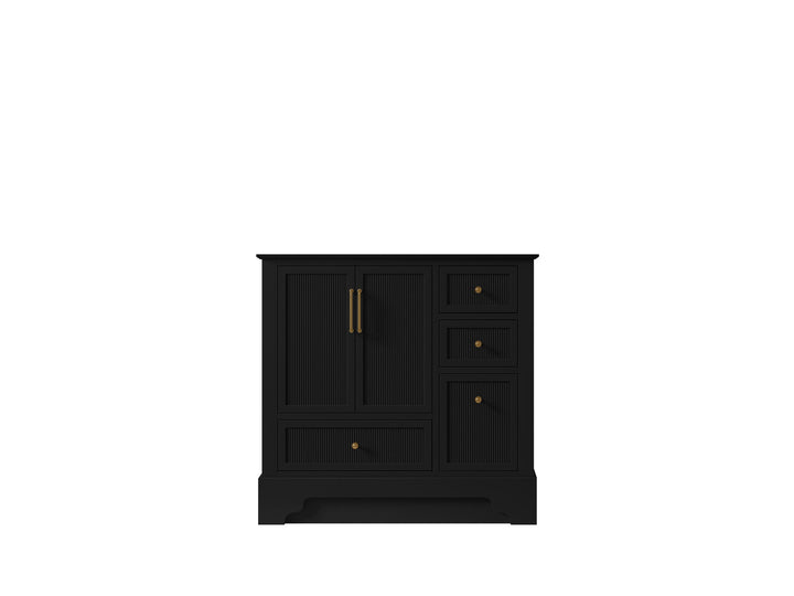Alys 36 in. W x 22 in. D Left Offset Sink Bathroom Vanity - photo 6