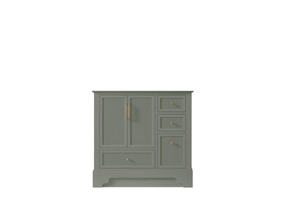 Alys 36 in. W x 22 in. D Left Offset Sink Bathroom Vanity