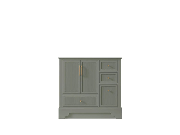 Alys 36 in. W x 22 in. D Left Offset Sink Bathroom Vanity - photo 6
