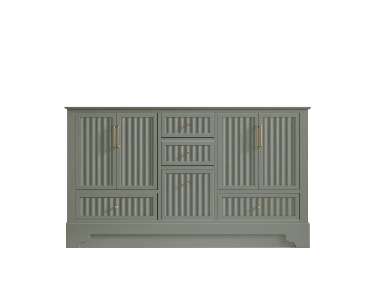 Alys 60 in. W x 22 in. D Double Sink Bathroom Vanity