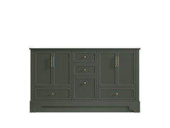 Alys 60 in. W x 22 in. D Double Sink Bathroom Vanity - photo 6