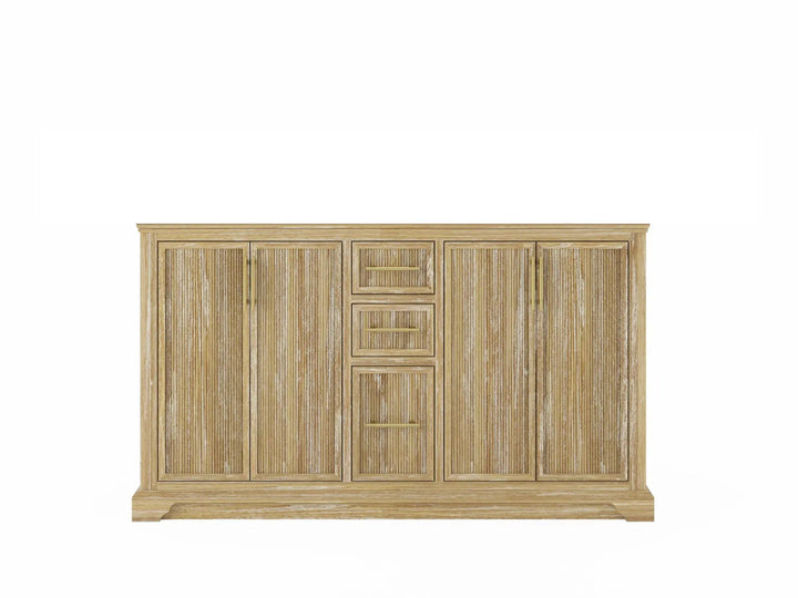 Alys Teak Wood 60 in. W x 22 in. D Double Sink Bathroom Vanity - photo 6