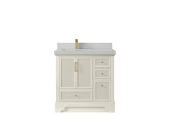 Alys 36 in. W x 22 in. D Left Offset Sink Bathroom Vanity - photo 10