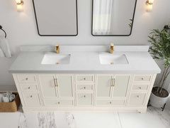 Alys 84 in. W x 22 in. D Double Sink Bathroom Vanity - photo 17