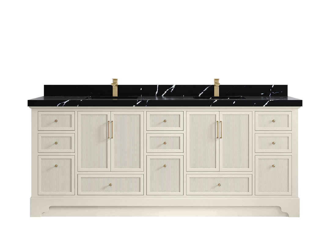Alys 84 in. W x 22 in. D Double Sink Bathroom Vanity